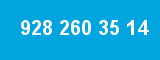 928 260 35 14